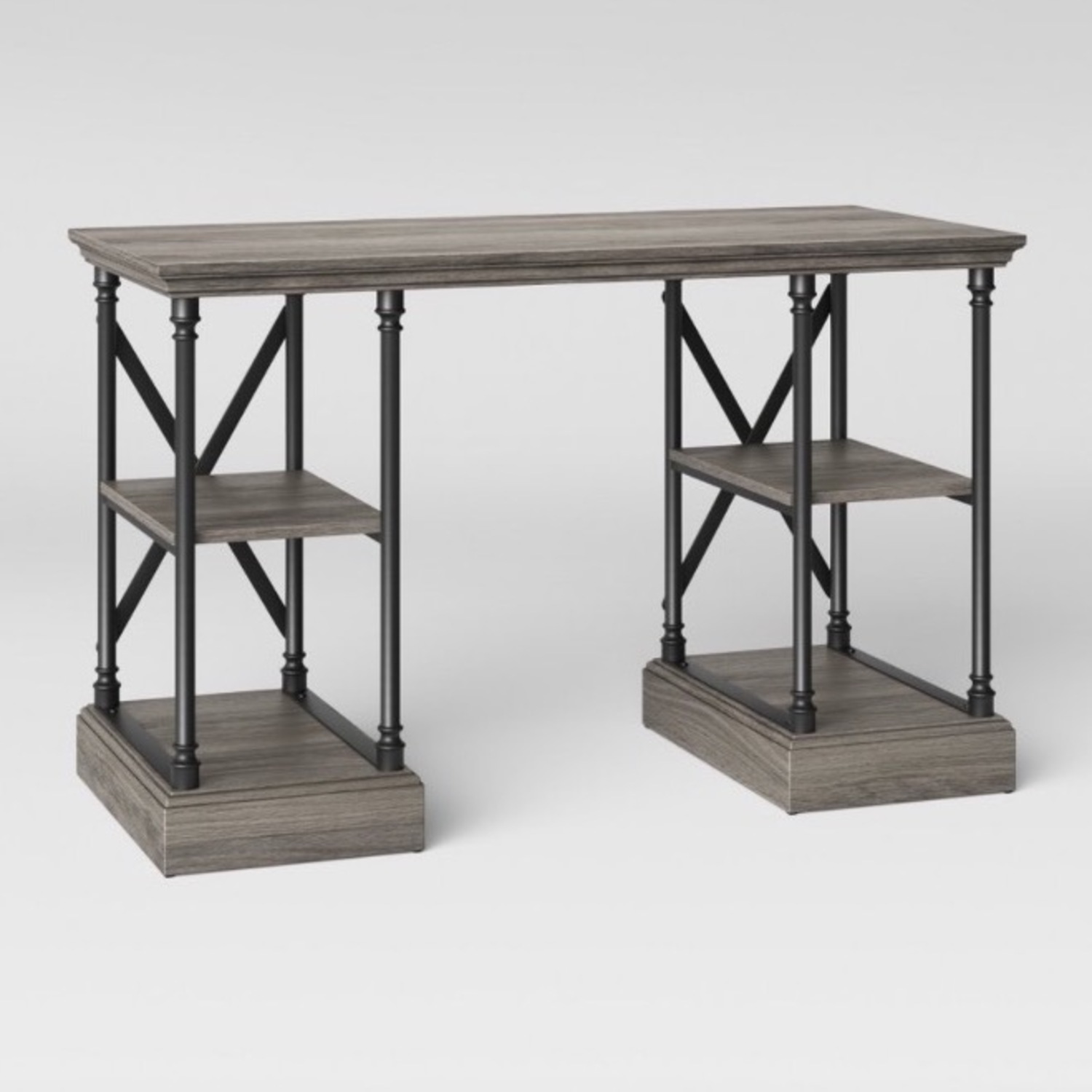 Target Threshold Conway Cast Iron Writing Desk - image-2