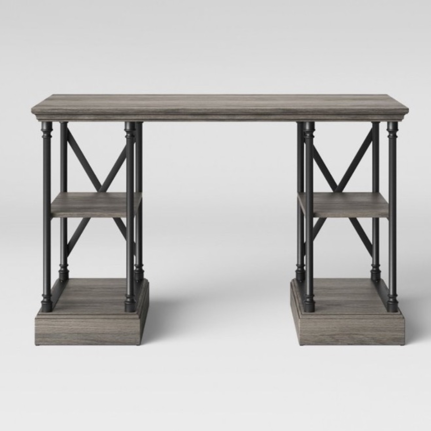 Target Threshold Conway Cast Iron Writing Desk - image-1