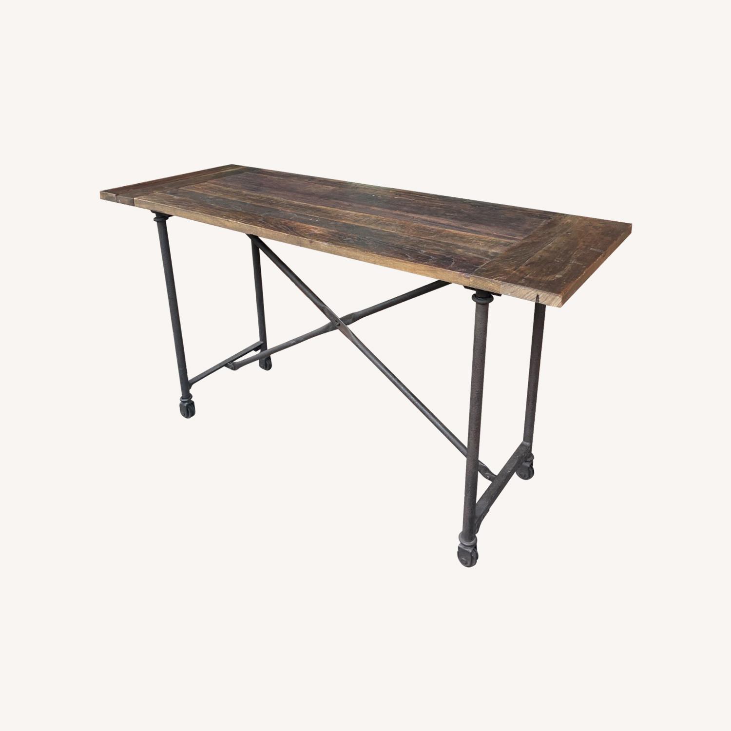 Rustic Wooden Desk  - image-0