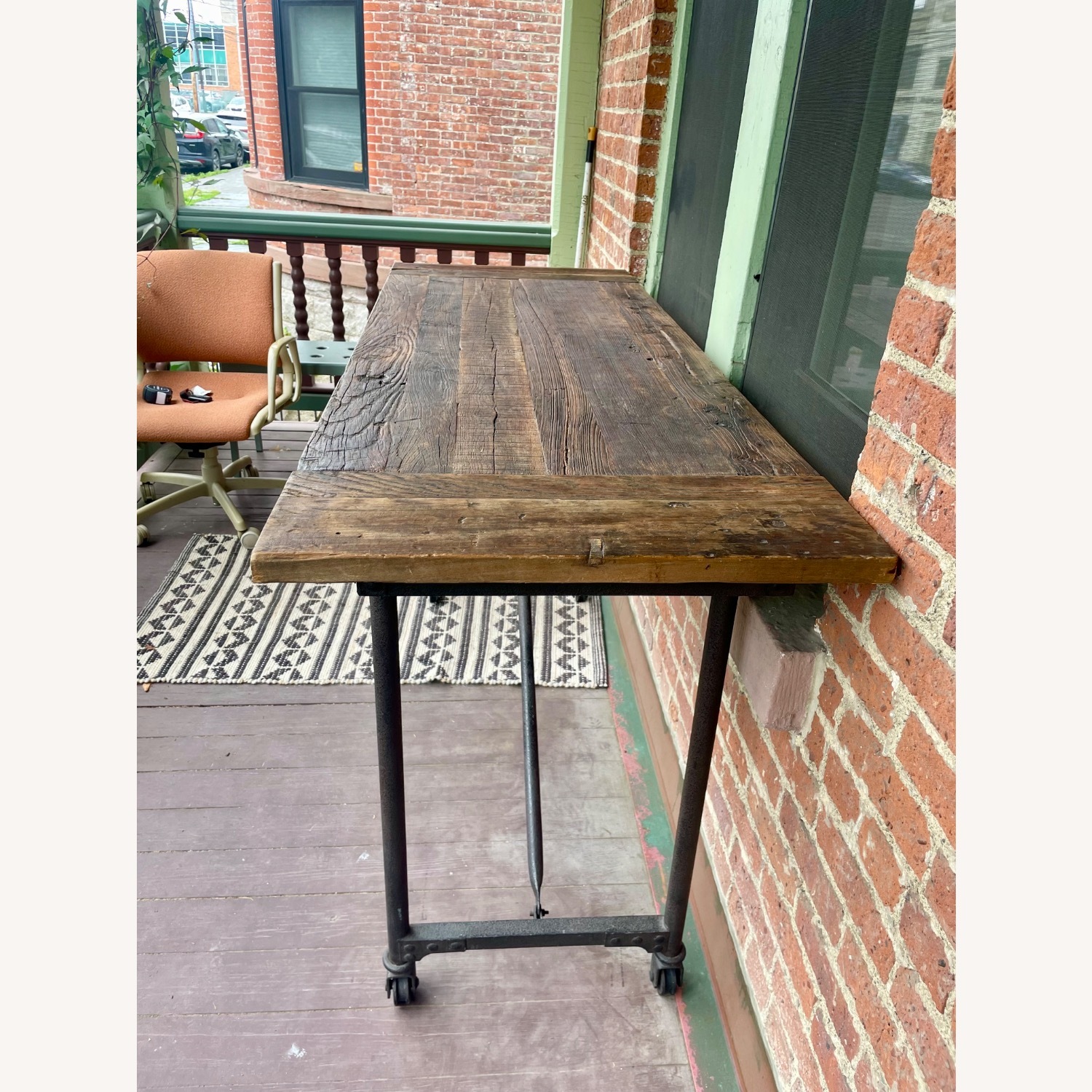 Rustic Wooden Desk  - image-2
