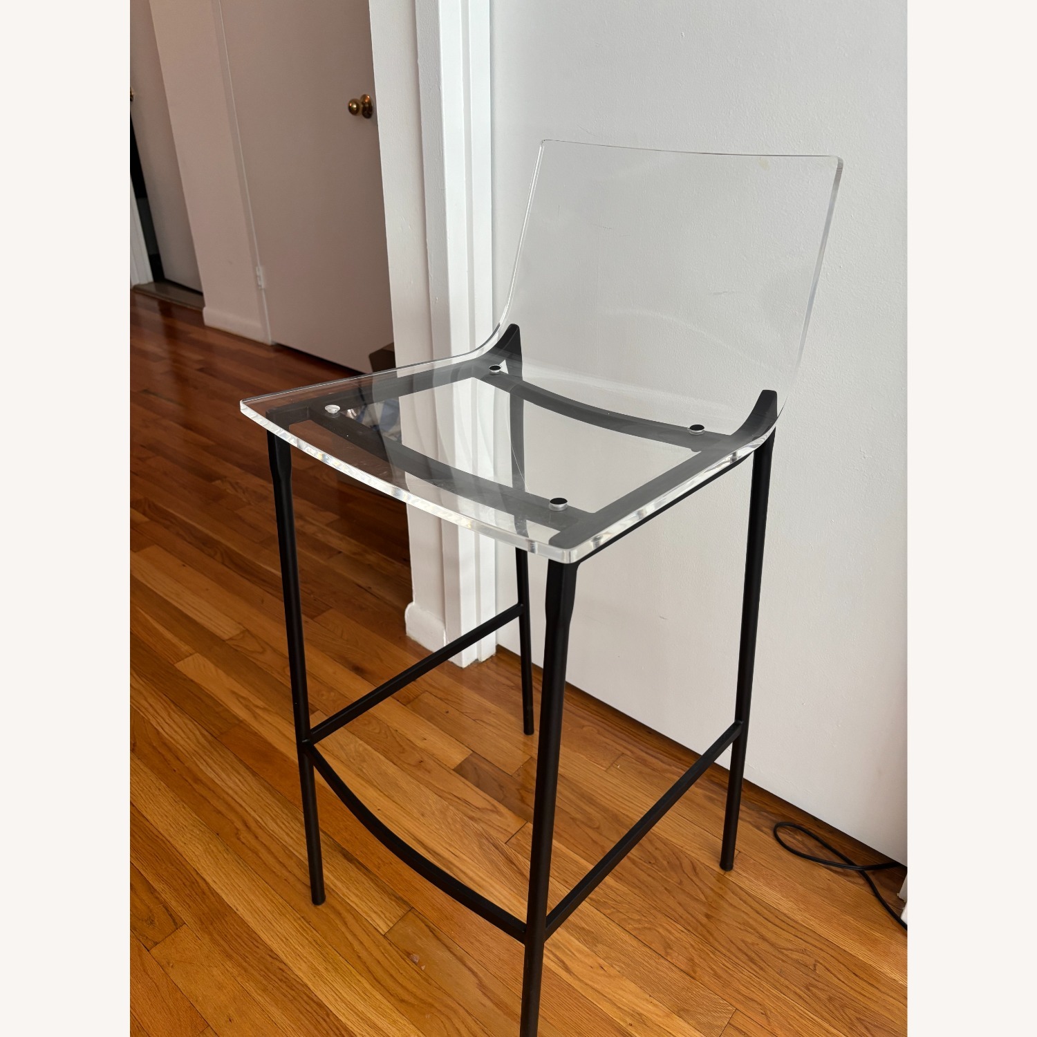CB2 Chiaro 3 Clear Acrylic Counter Stools - image-2