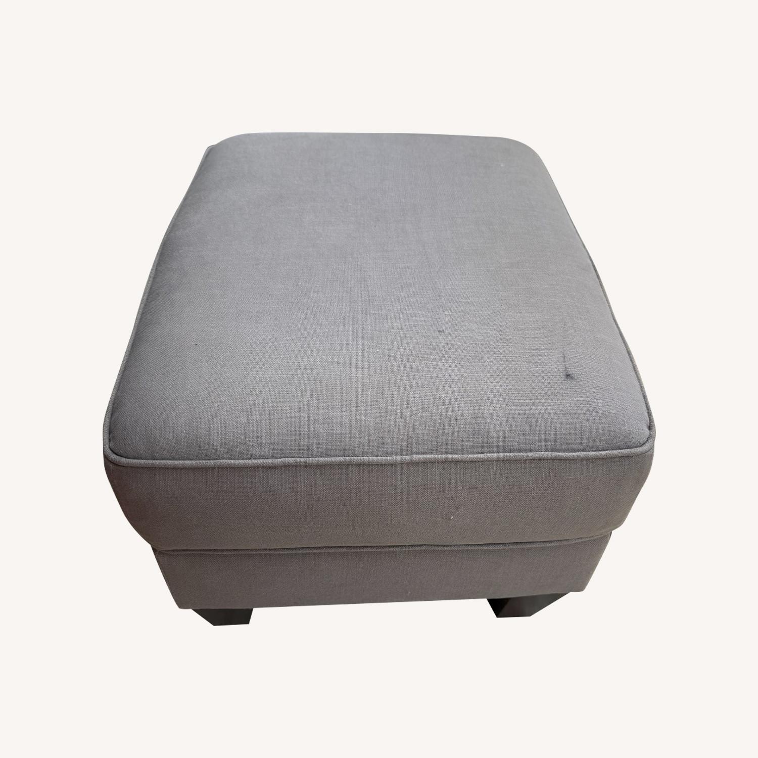 Pottery Barn Kids Wingback Upholstered Ottoman  - image-6