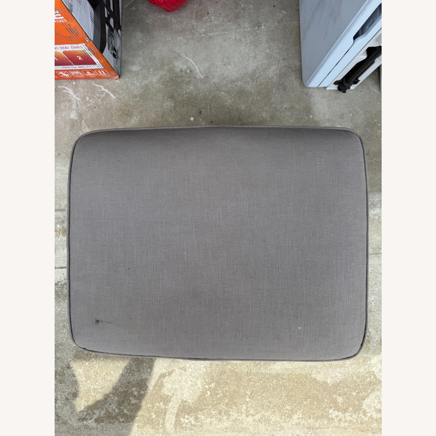 Pottery Barn Kids Wingback Upholstered Ottoman  - image-4