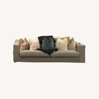 Light Gray Bench Seat Sofa