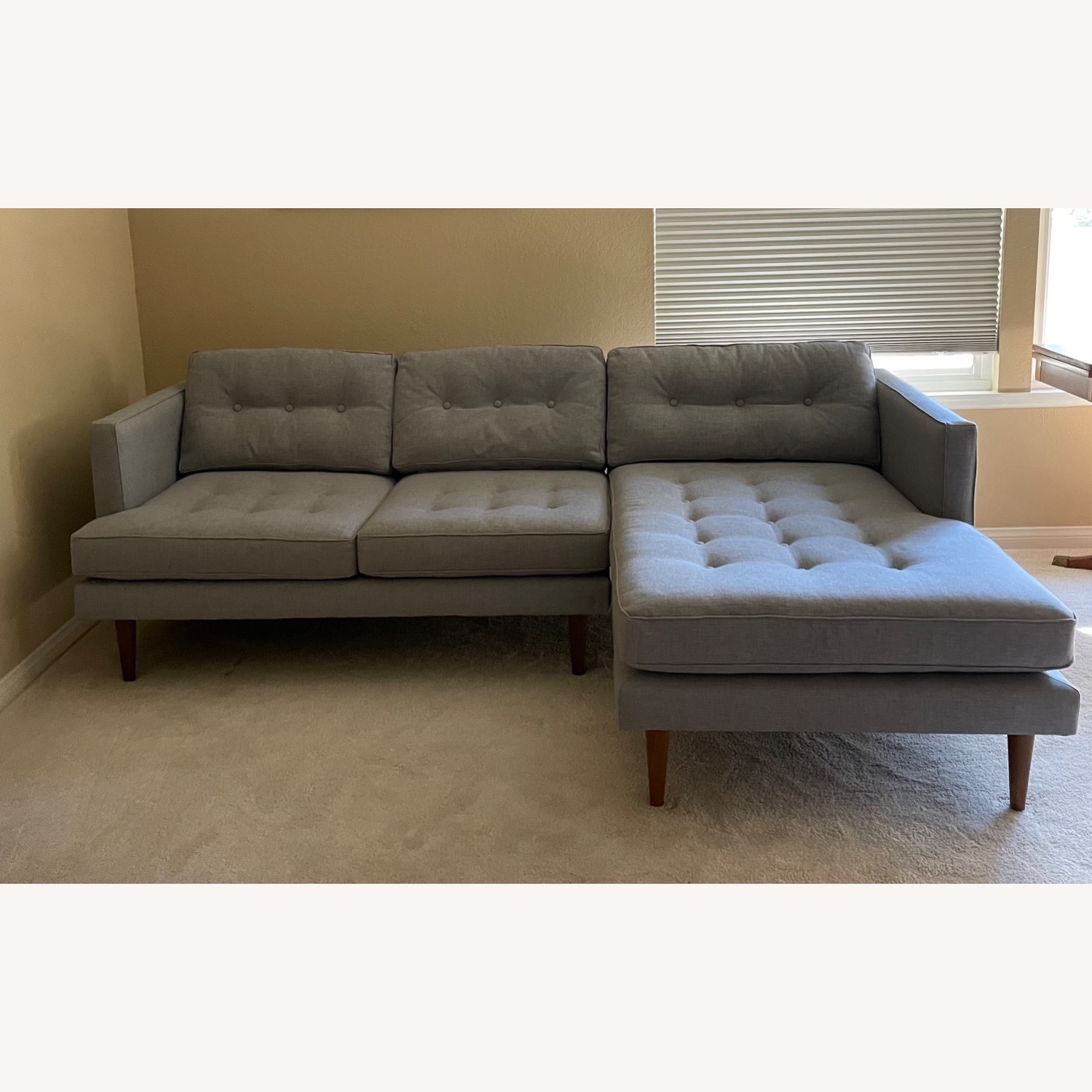 West Elm Peggy Mid-Century Sofa - image-4
