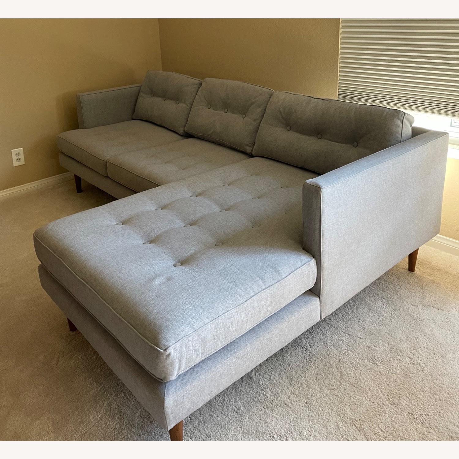 West Elm Peggy Mid-Century Sofa - image-2