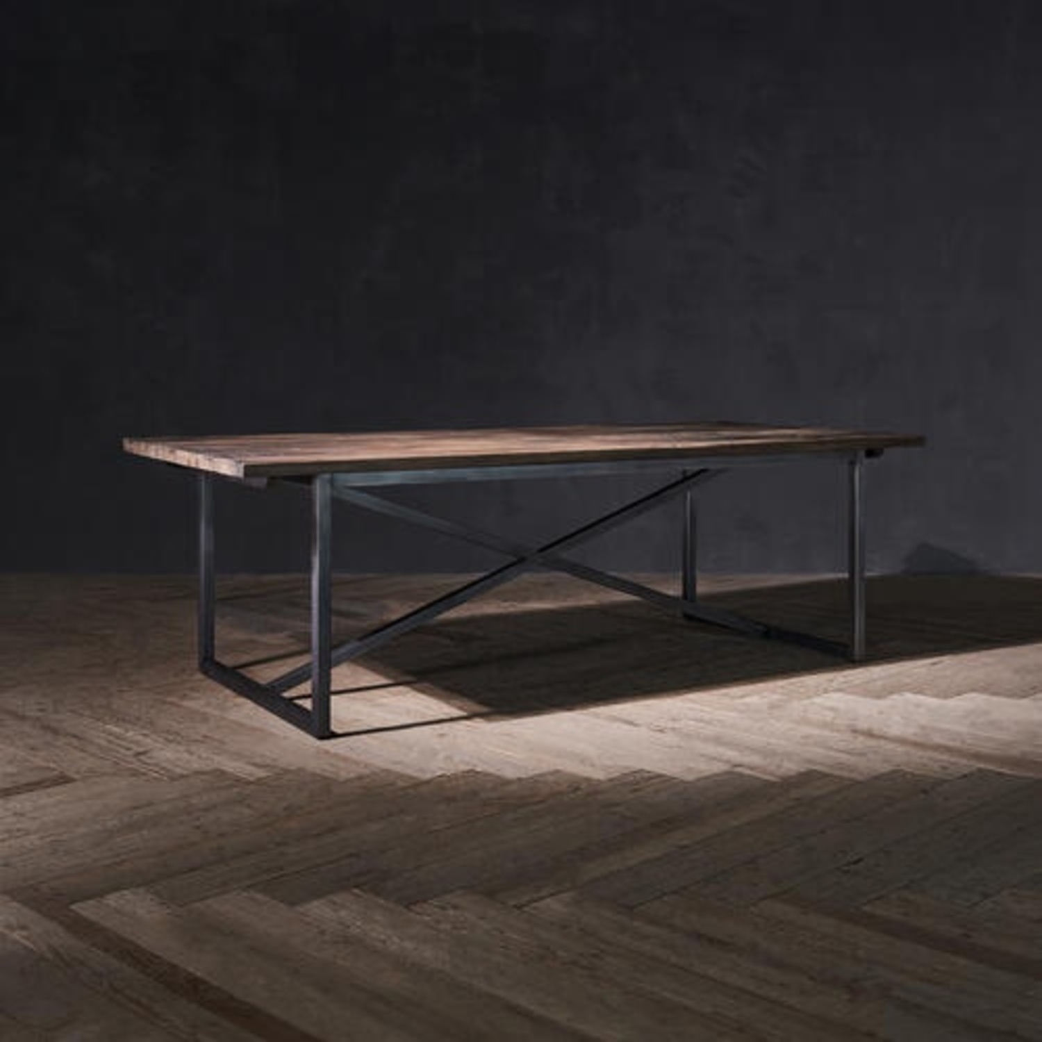 Timothy Oulton Axel Rustic Wood Dining Table - image-0