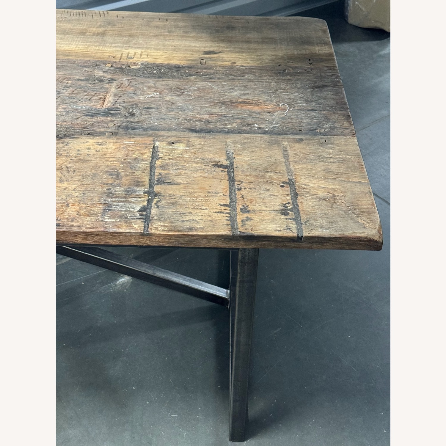 Timothy Oulton Axel Rustic Wood Dining Table - image-4