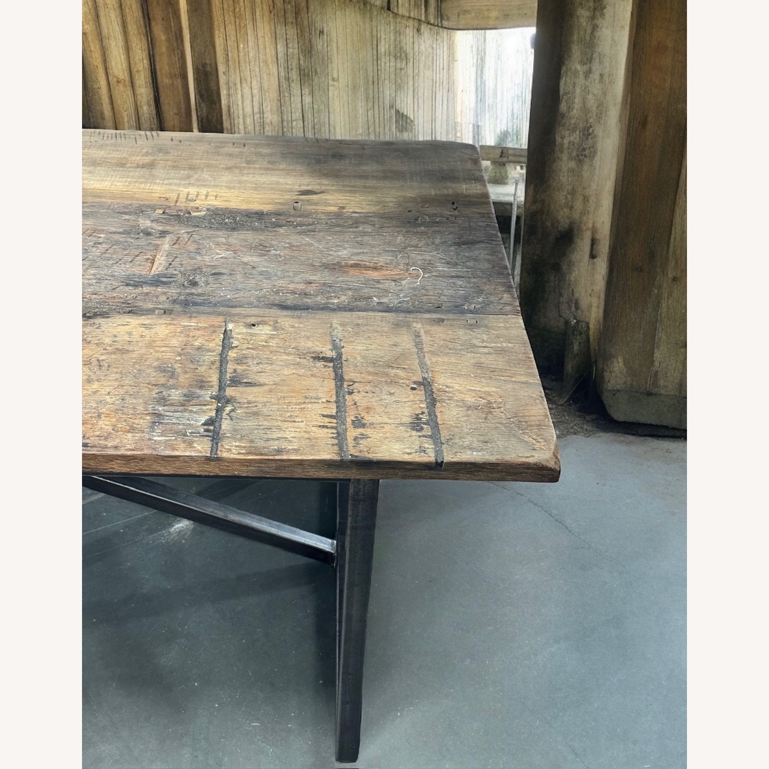 Timothy Oulton Axel Rustic Wood Dining Table - image-8