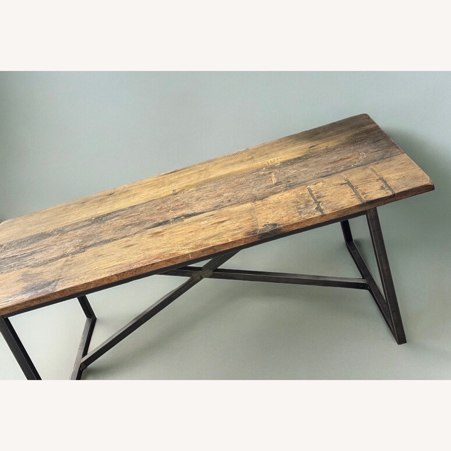Timothy Oulton Axel Rustic Wood Dining Table - image-9