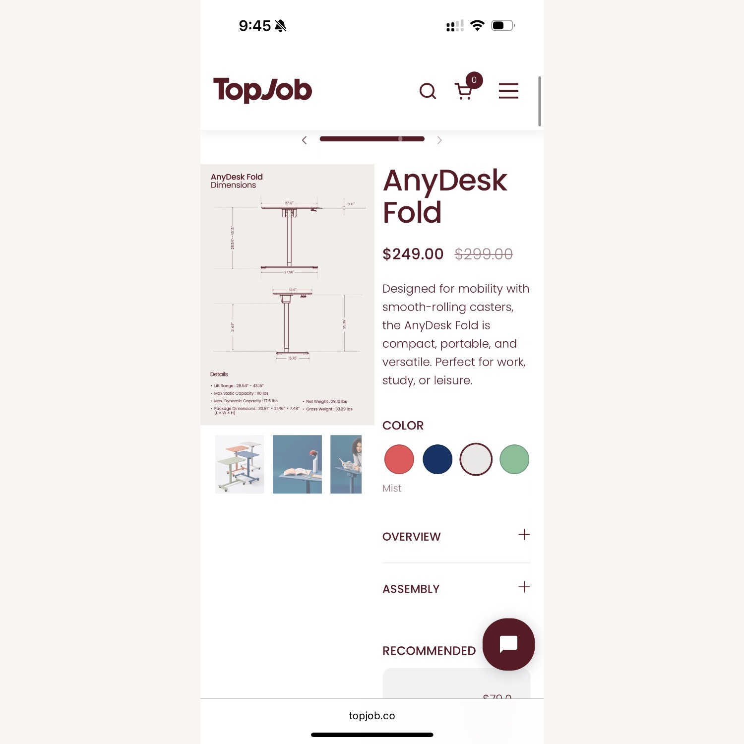 TopJob Any Fold Desk - image-1