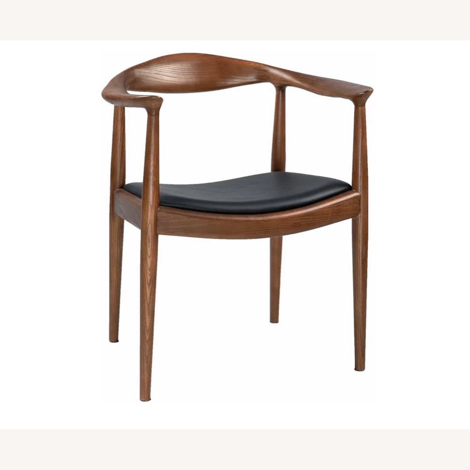 Amazon Modway Wooden Dining Chairs with Leather Seats - image-1