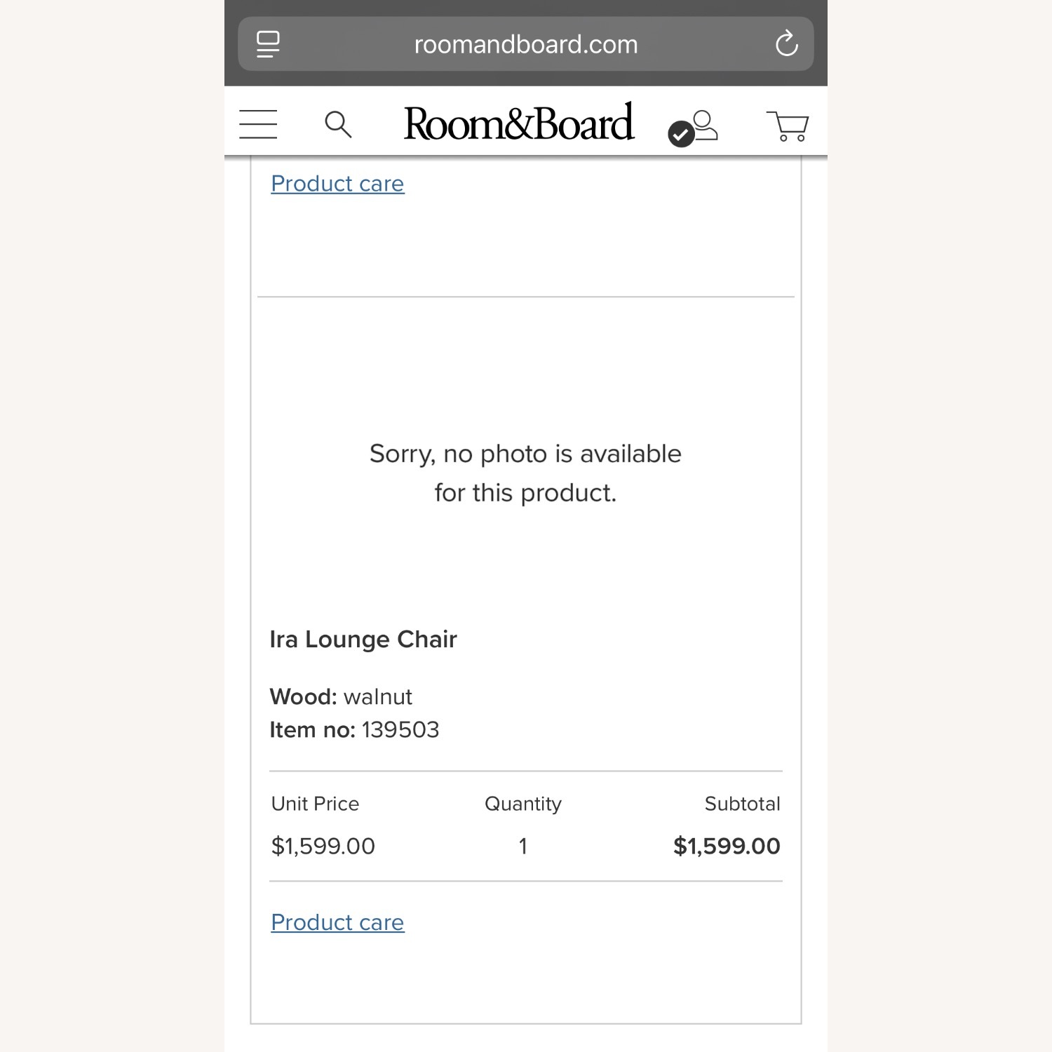 Room & Board Ira Lounge Chair - image-2