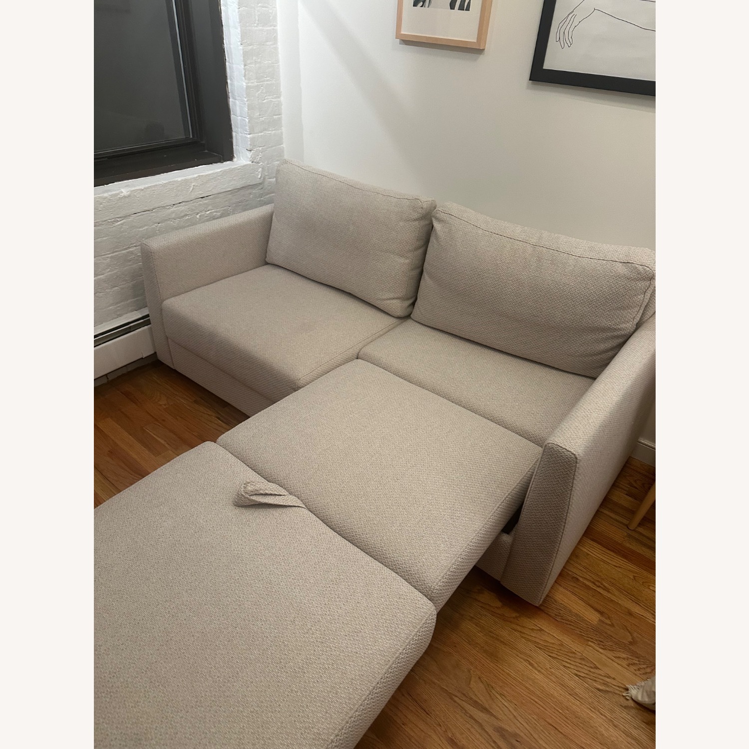 Spaze Off White 2-seat Sofa Bed - image-3