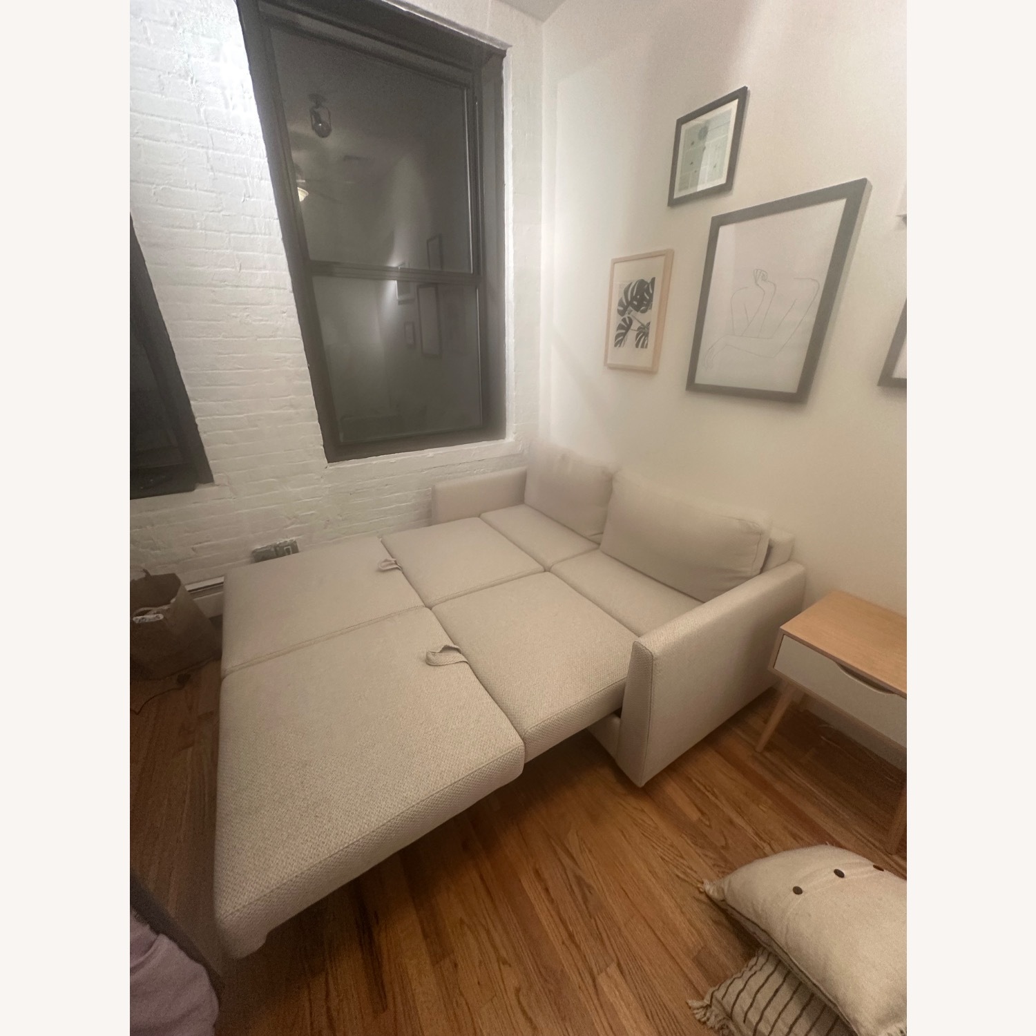 Spaze Off White 2-seat Sofa Bed - image-2