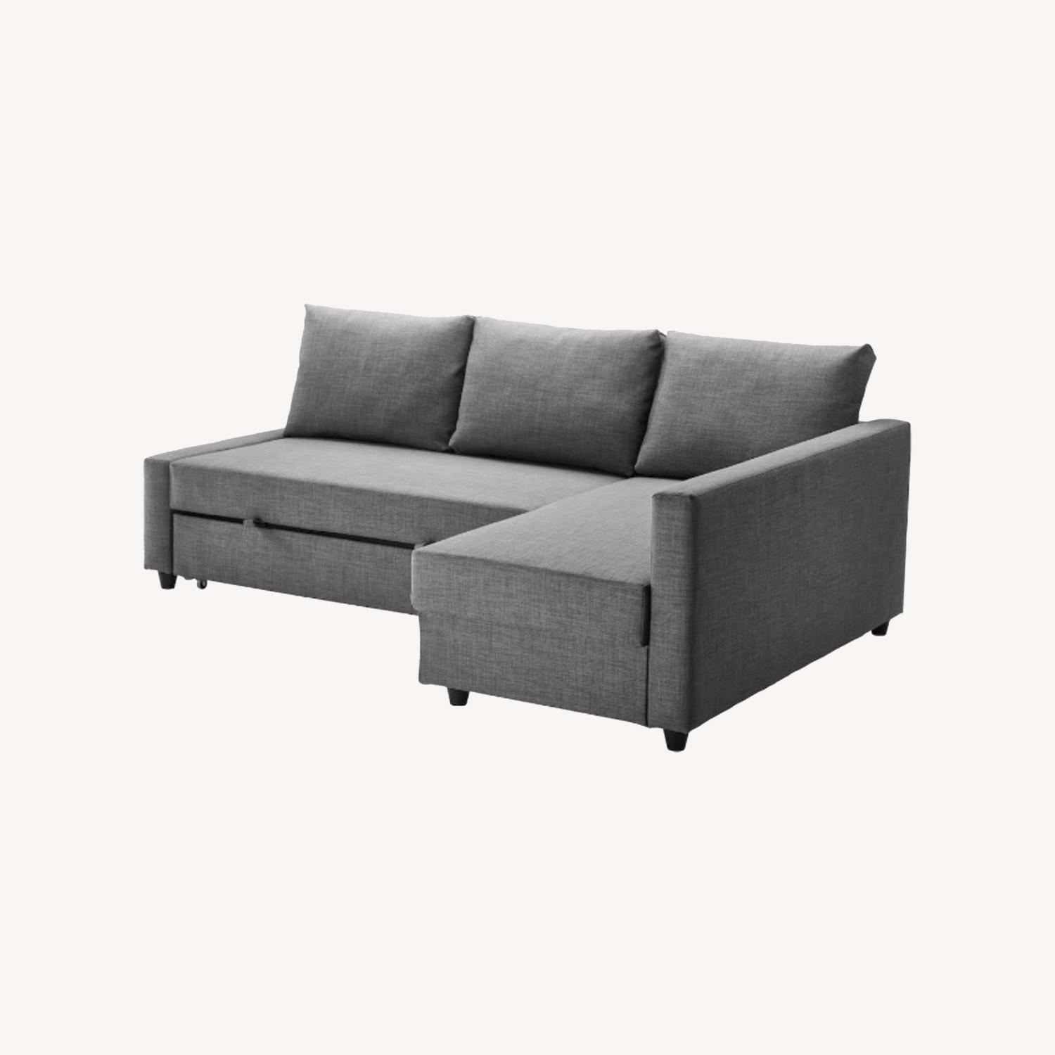 IKEA FRIHETEN Sleeper Sectional w Storage - image-0