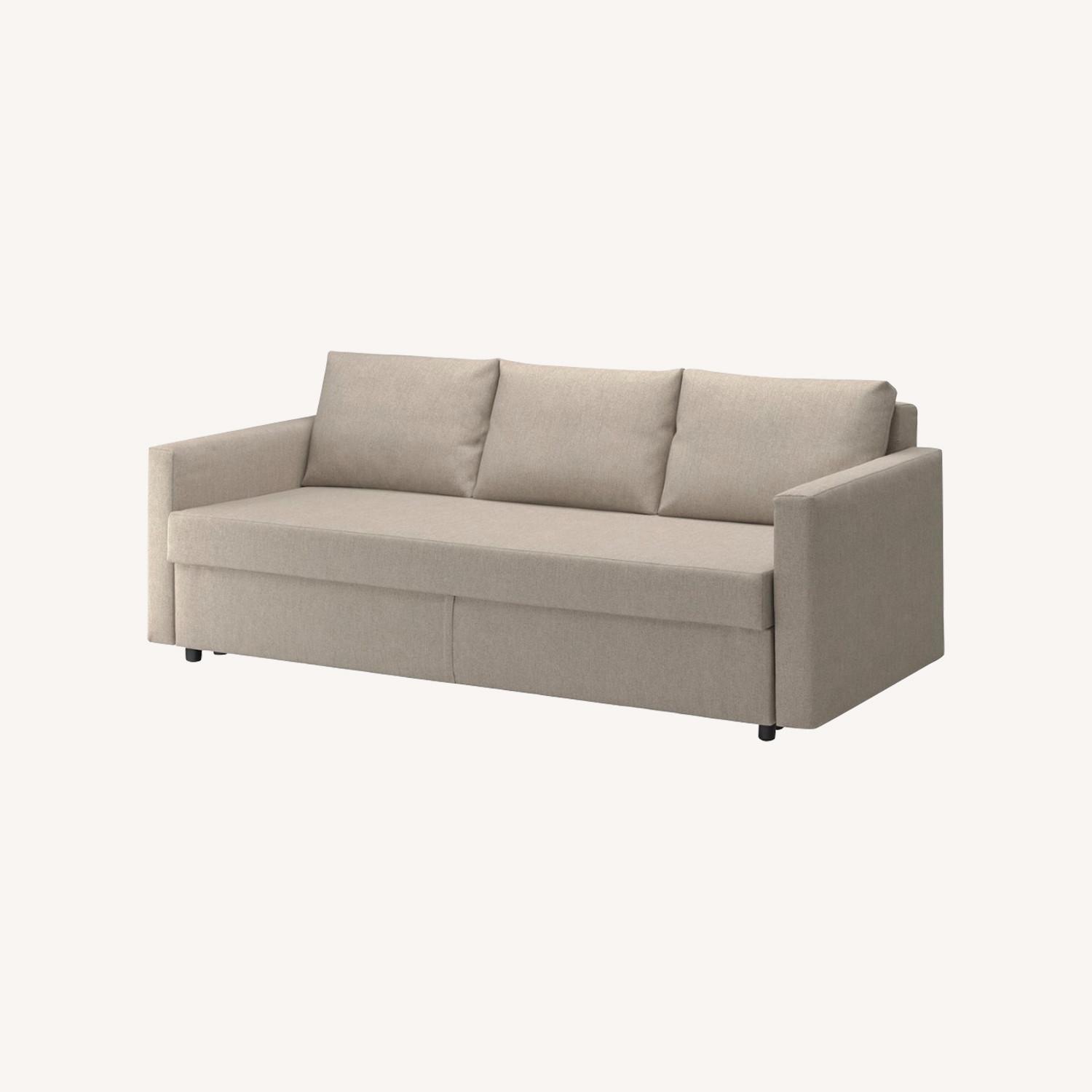 IKEA Friheten Sleeper Sofa in Beige - AptDeco