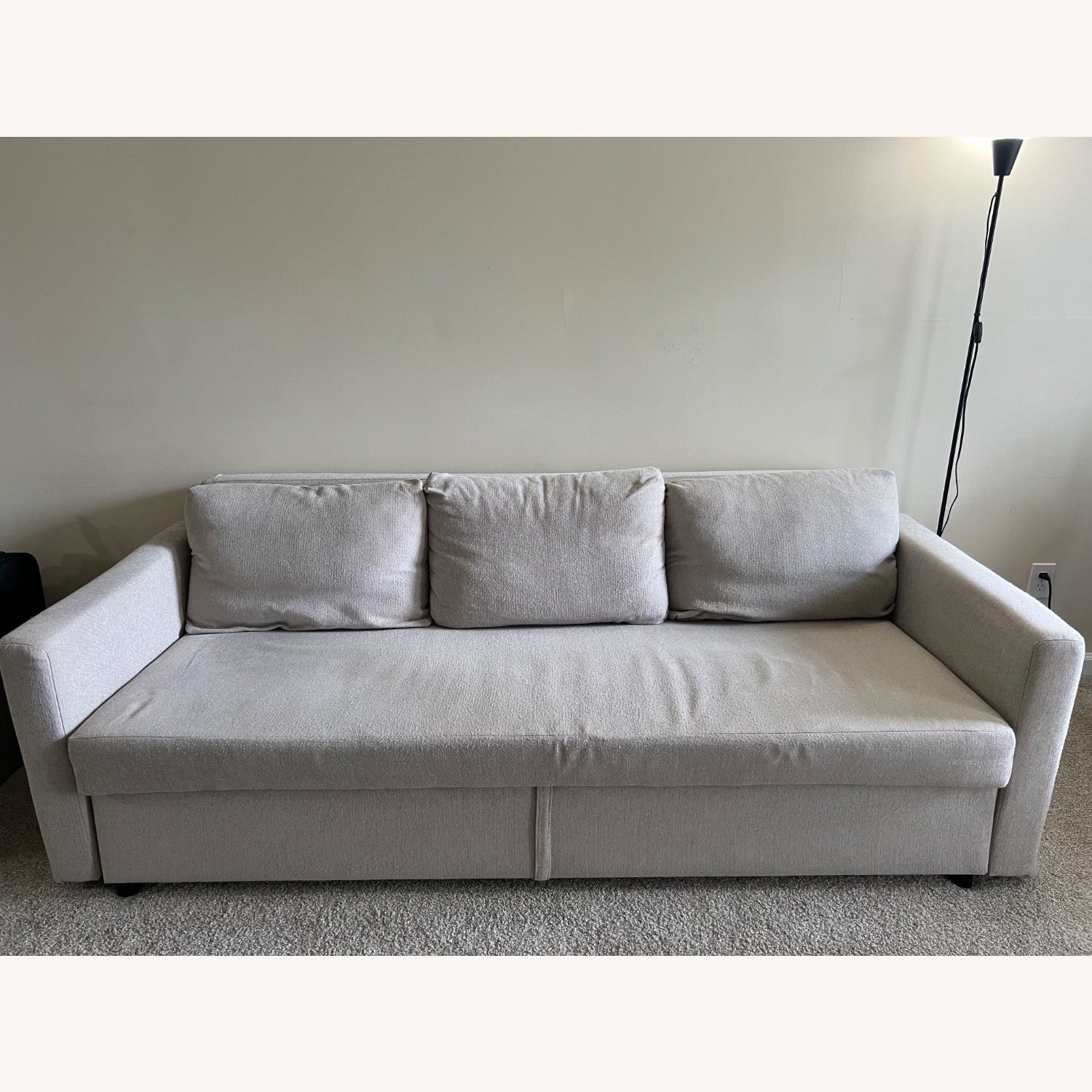 IKEA Friheten Sleeper Sofa in Beige - AptDeco
