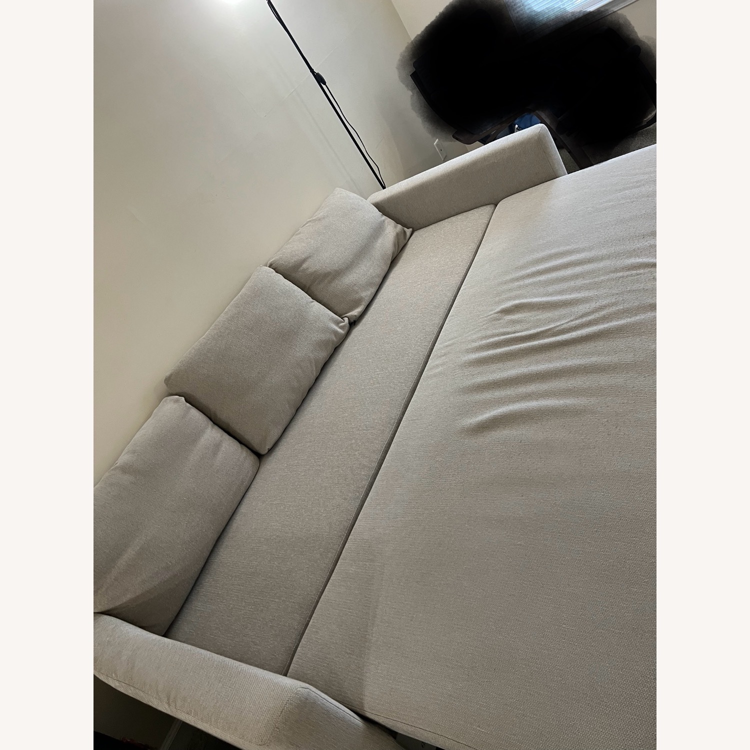 IKEA Friheten Sleeper Sofa in Beige - image-7