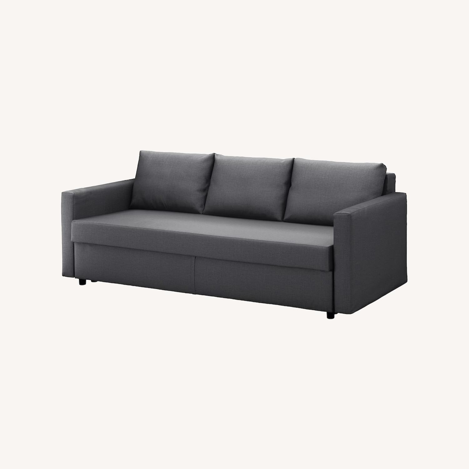 IKEA Friheten Sleeper Sofa Hyllie Dark Grey - image-0