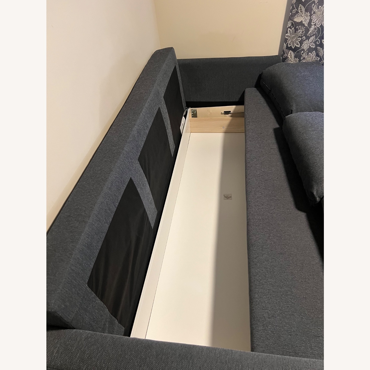IKEA Friheten Sleeper Sofa Hyllie Dark Grey - image-7