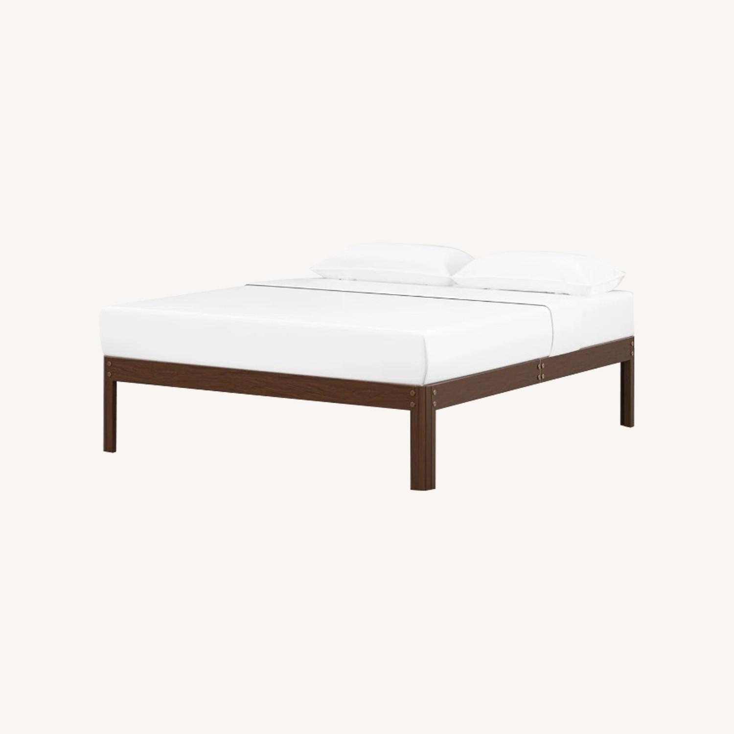 Wayfair Deana Metal 14’ Queen Bed Frame - image-0