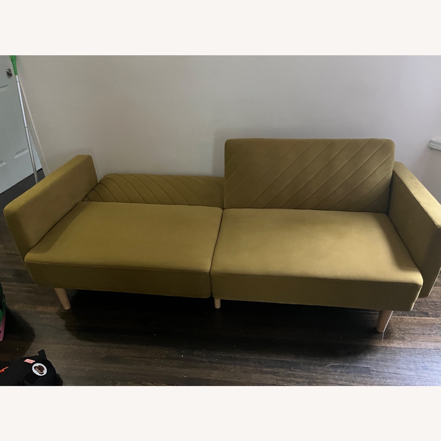 Walmart Mopio Chloe Futon Sleeper Sofa - image-3