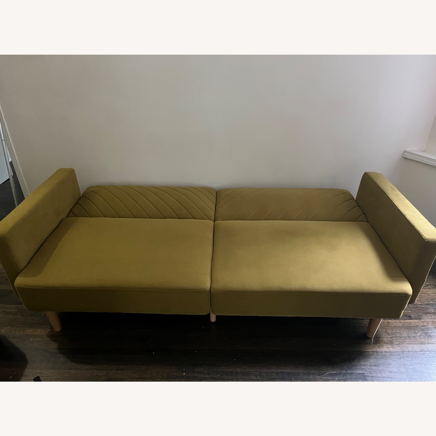 Walmart Mopio Chloe Futon Sleeper Sofa - image-4