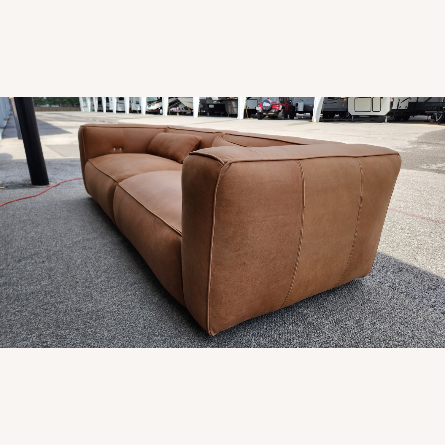 Joybird Brock Leather Sofa and Daybed - image-2