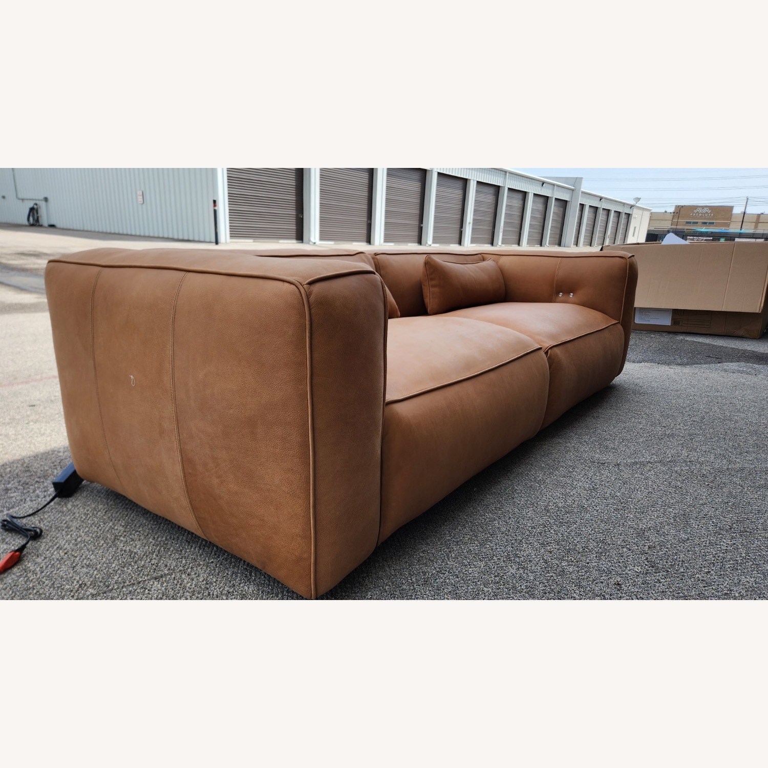 Joybird Brock Leather Sofa and Daybed - image-4