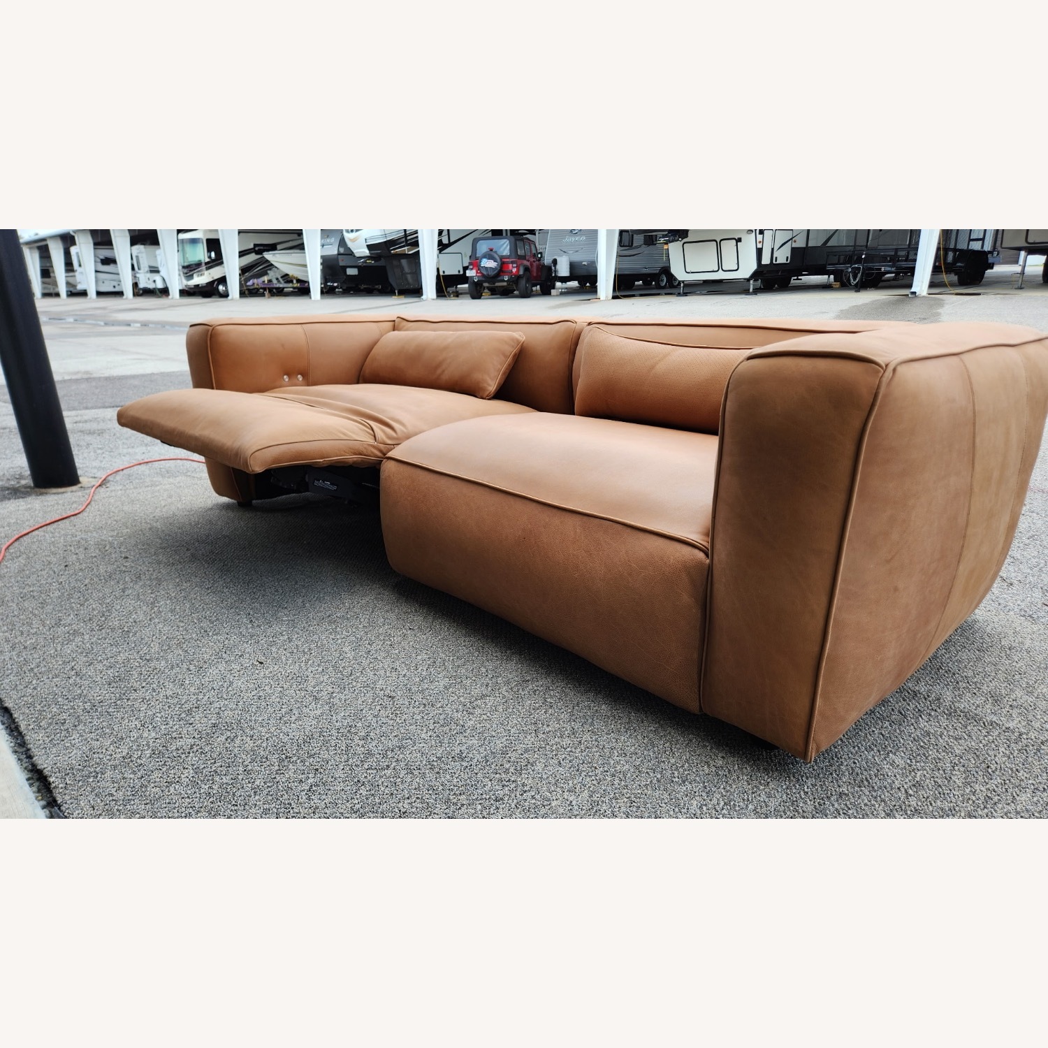 Joybird Brock Leather Sofa and Daybed - image-6