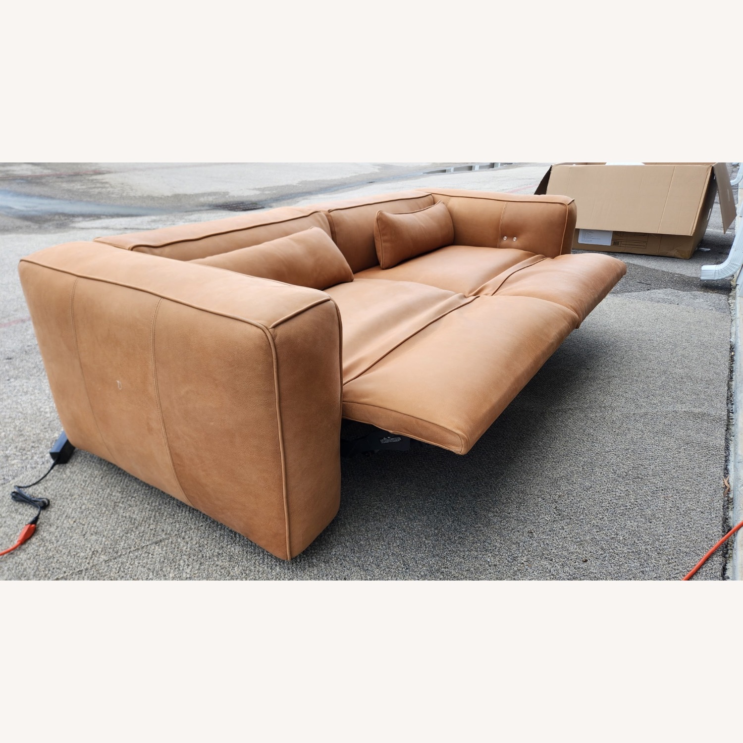 Joybird Brock Leather Sofa and Daybed - image-10
