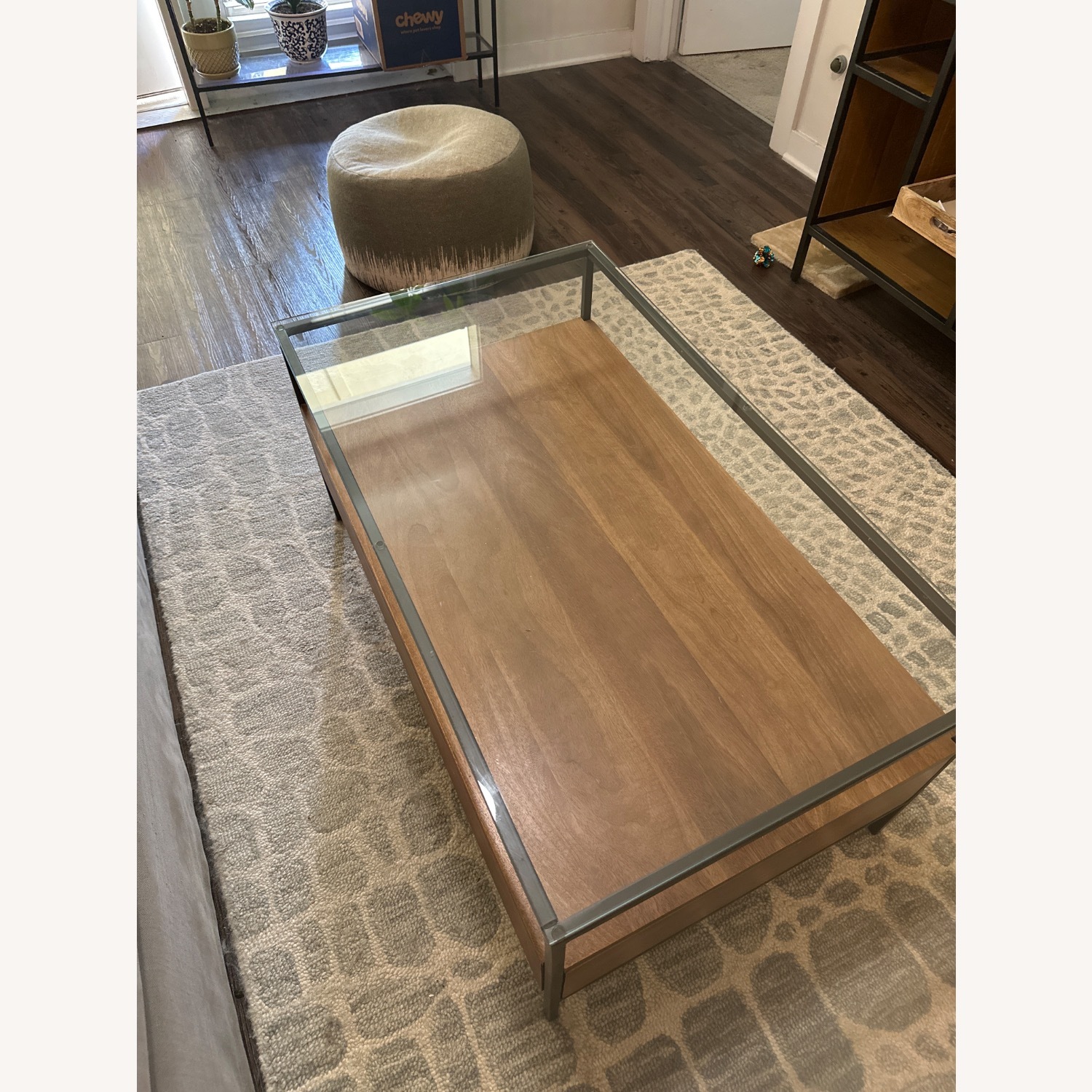 West Elm Coffee Table With Drawer - image-4