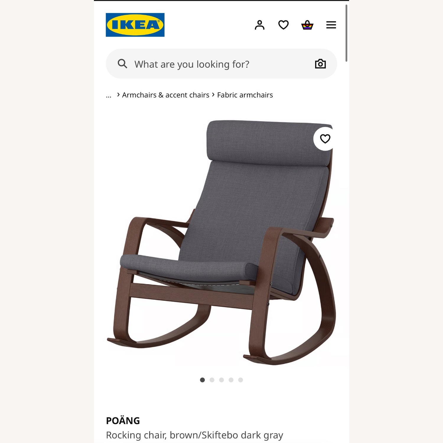 IKEA POANG Rocking Chair  - image-2
