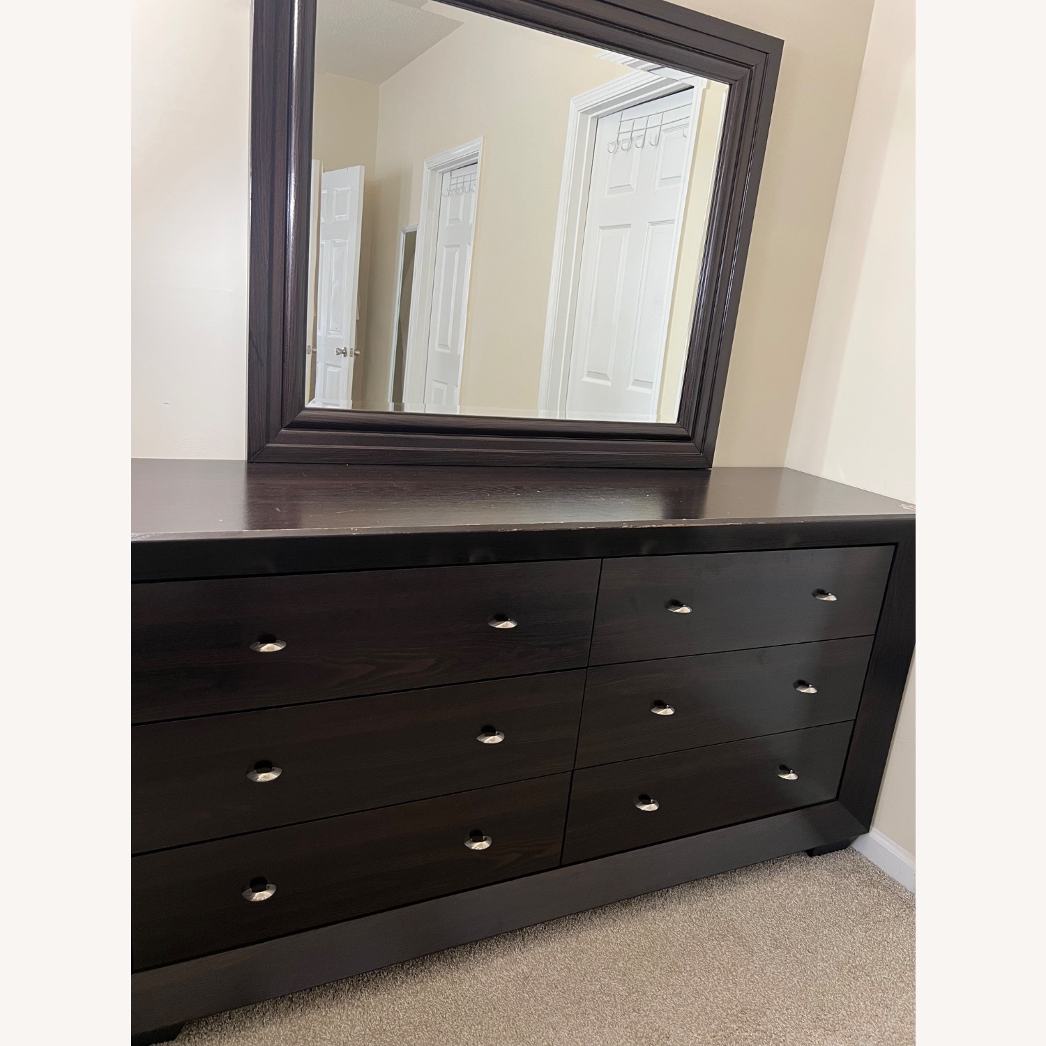 6 Drawer Dresser with Mirror - image-5