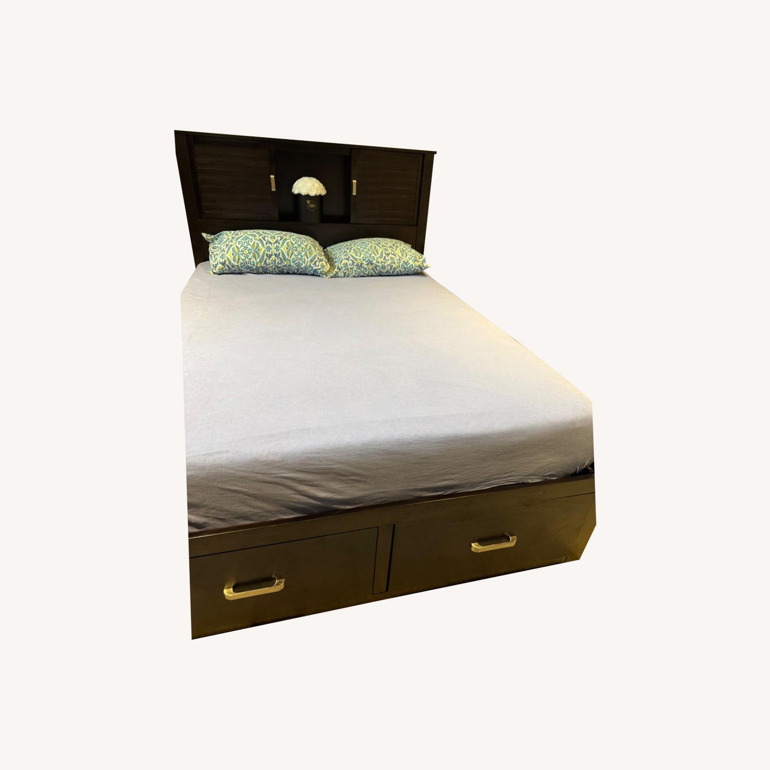 Queen Storage Bed - image-0