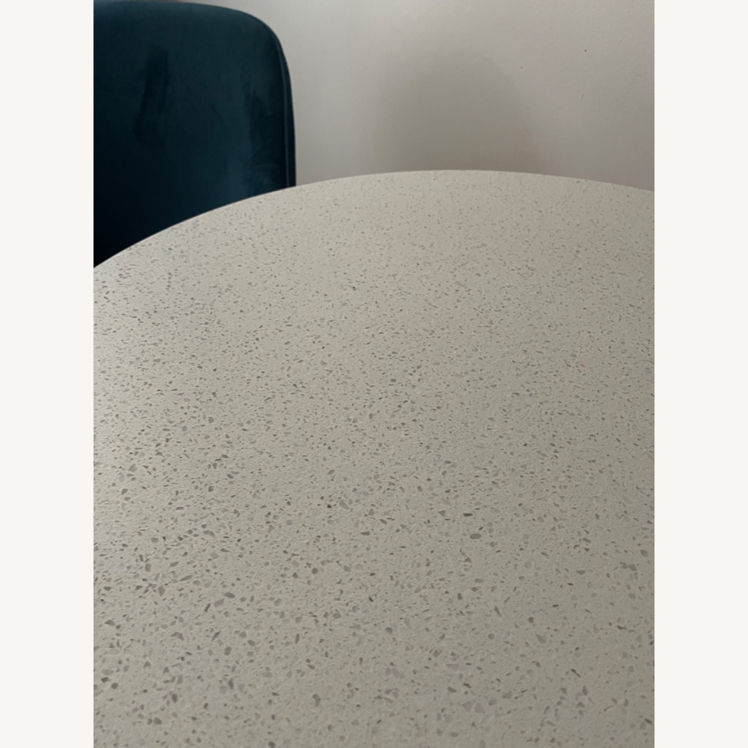 West Elm 30" Bistro Table (White, Metal Legs) - image-6