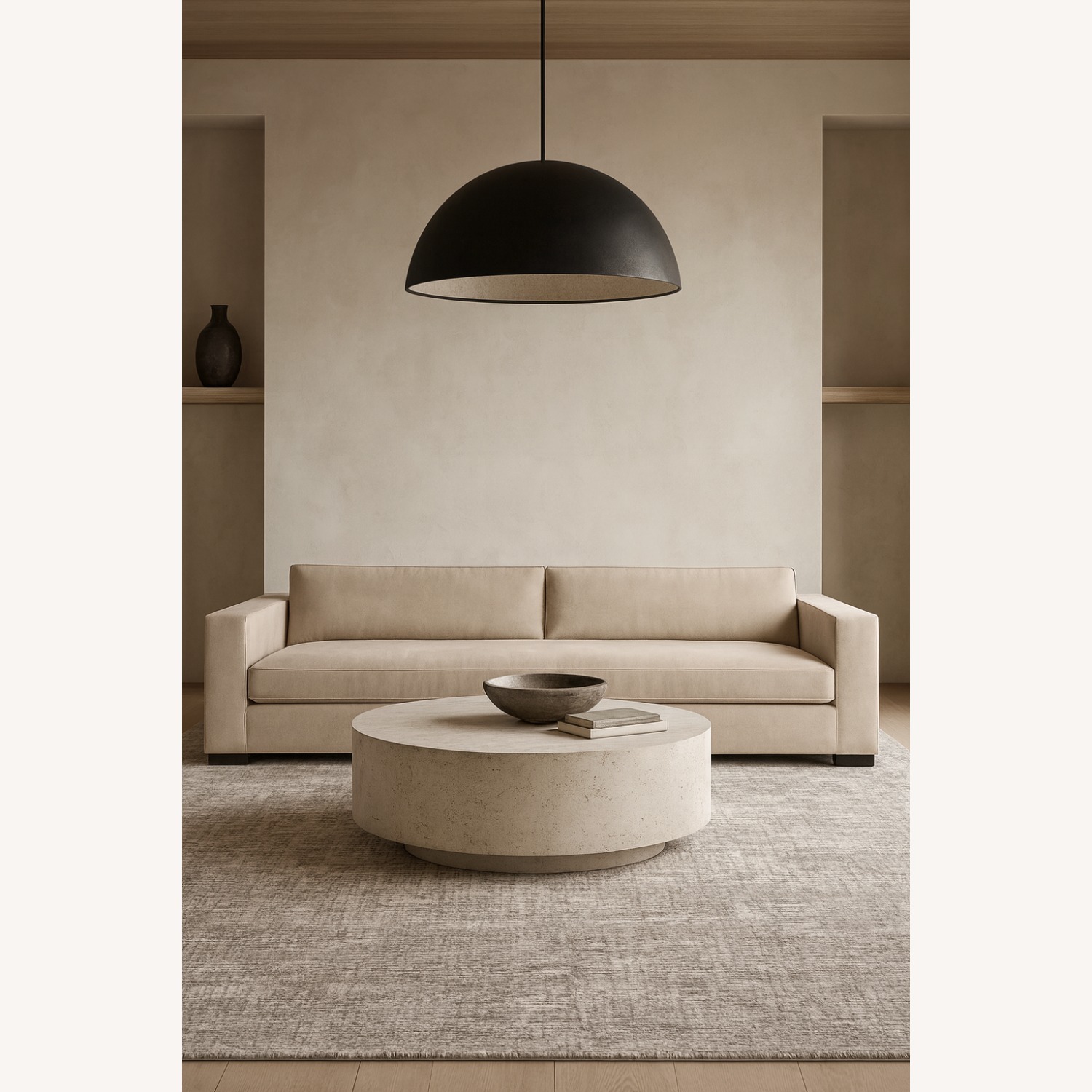 RH Maddox Bench Seat Sofa 9", Down, Luxe - image-0