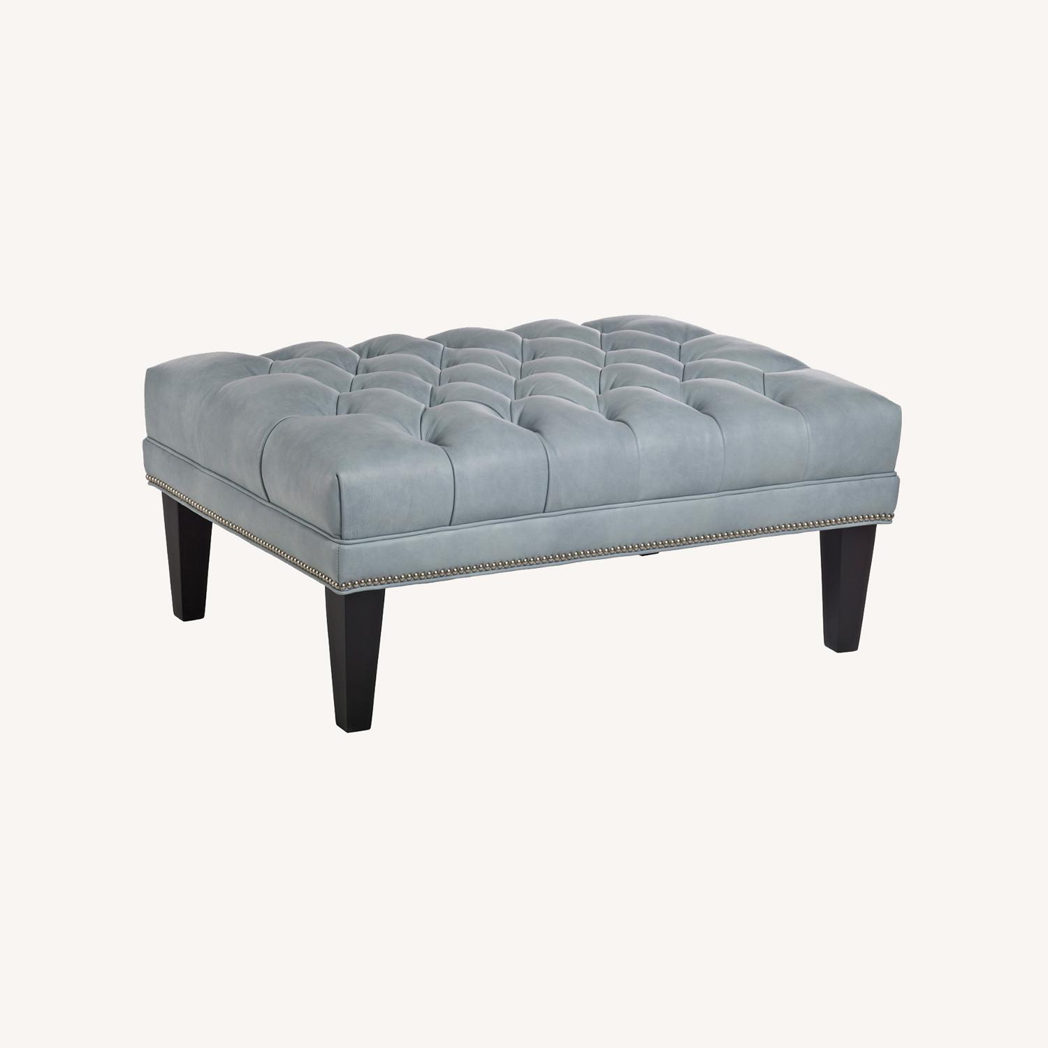 Hancock & Moore Leather Ottoman- Coffee Table - image-0