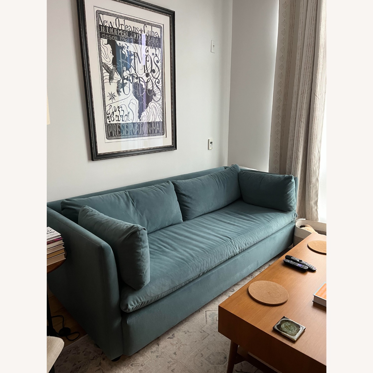 West Elm Shelter Queen Sleeper Sofa - image-1