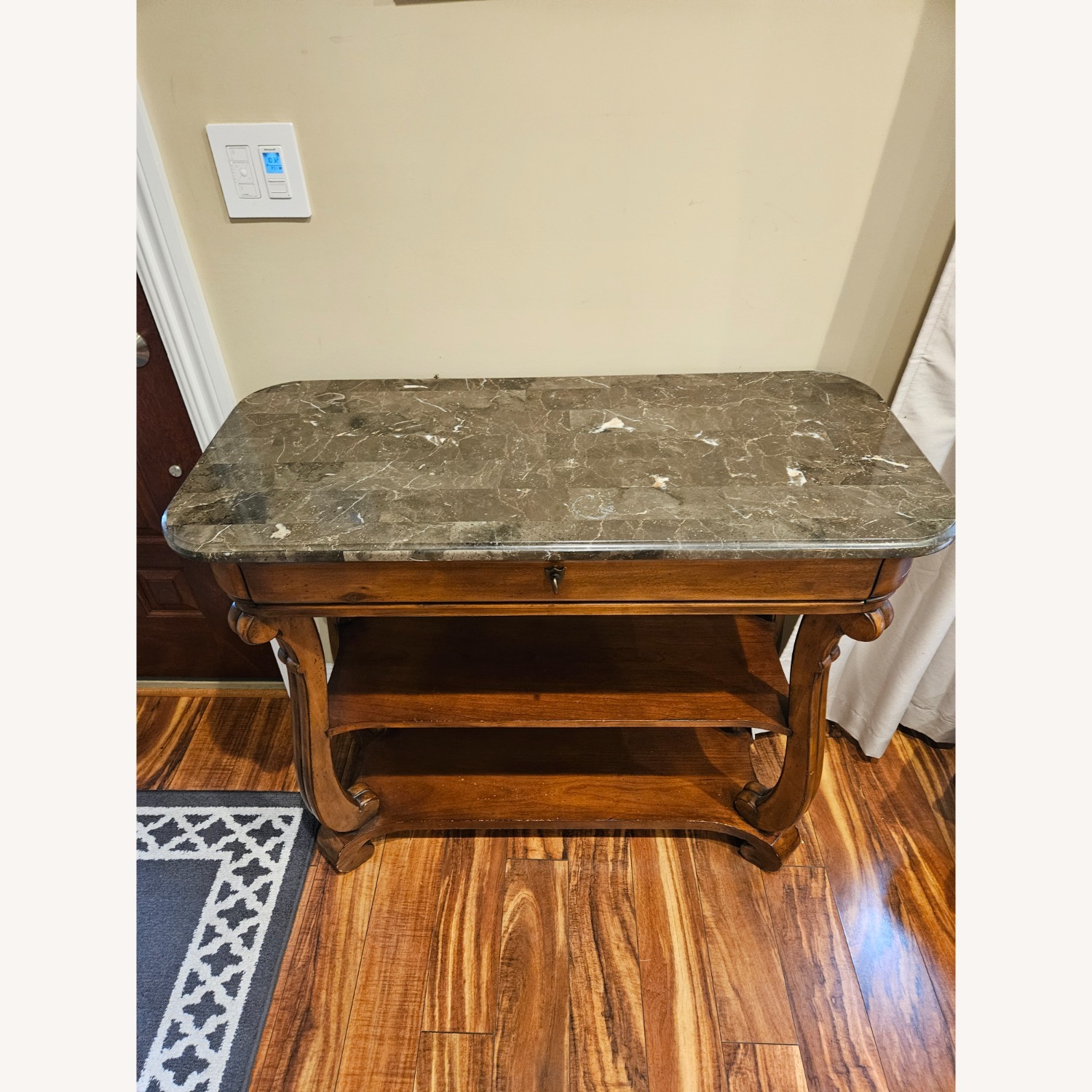 Marble Top Hall, Side or Foyer Table - image-2