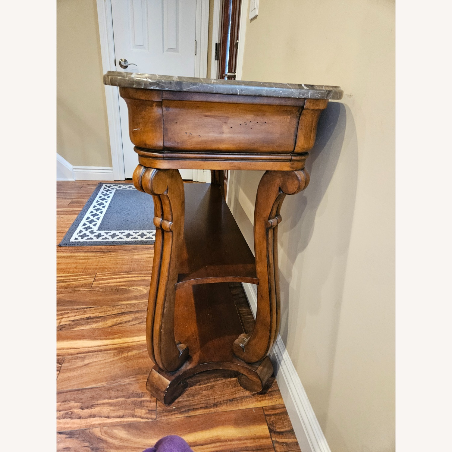 Marble Top Hall, Side or Foyer Table - image-3