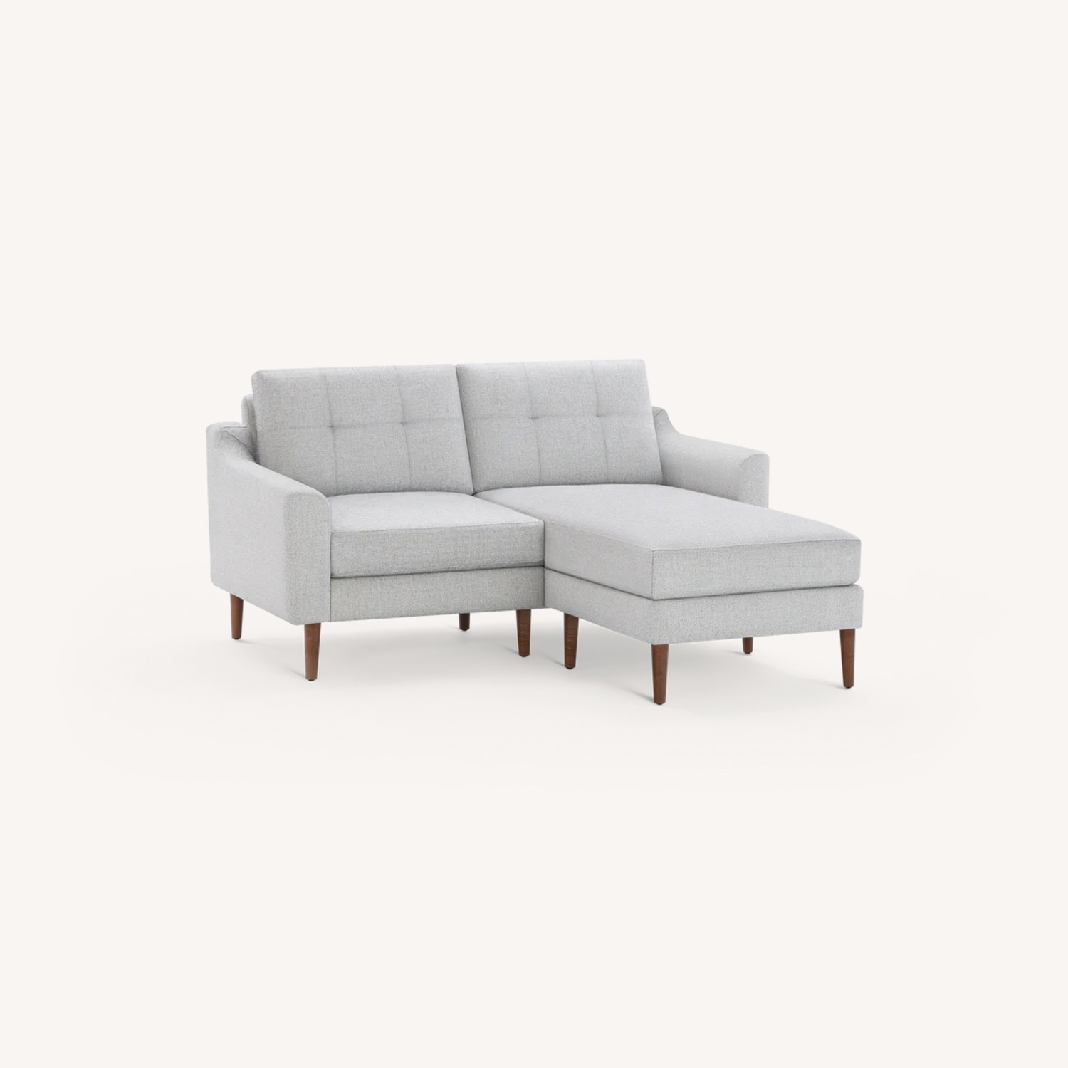 Burrow Crushed Gravel Nomad Loveseat with Chaise - image-4