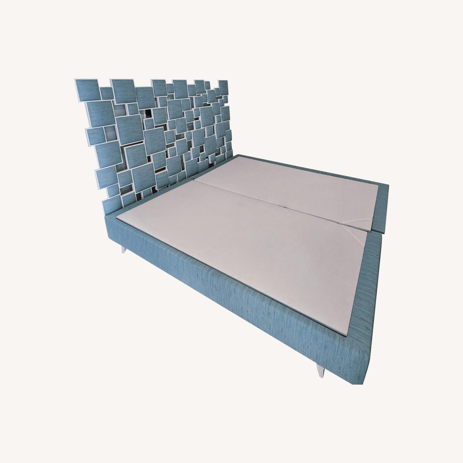 Christopher Guy Custom Headboard & King Bed Frame - image-0