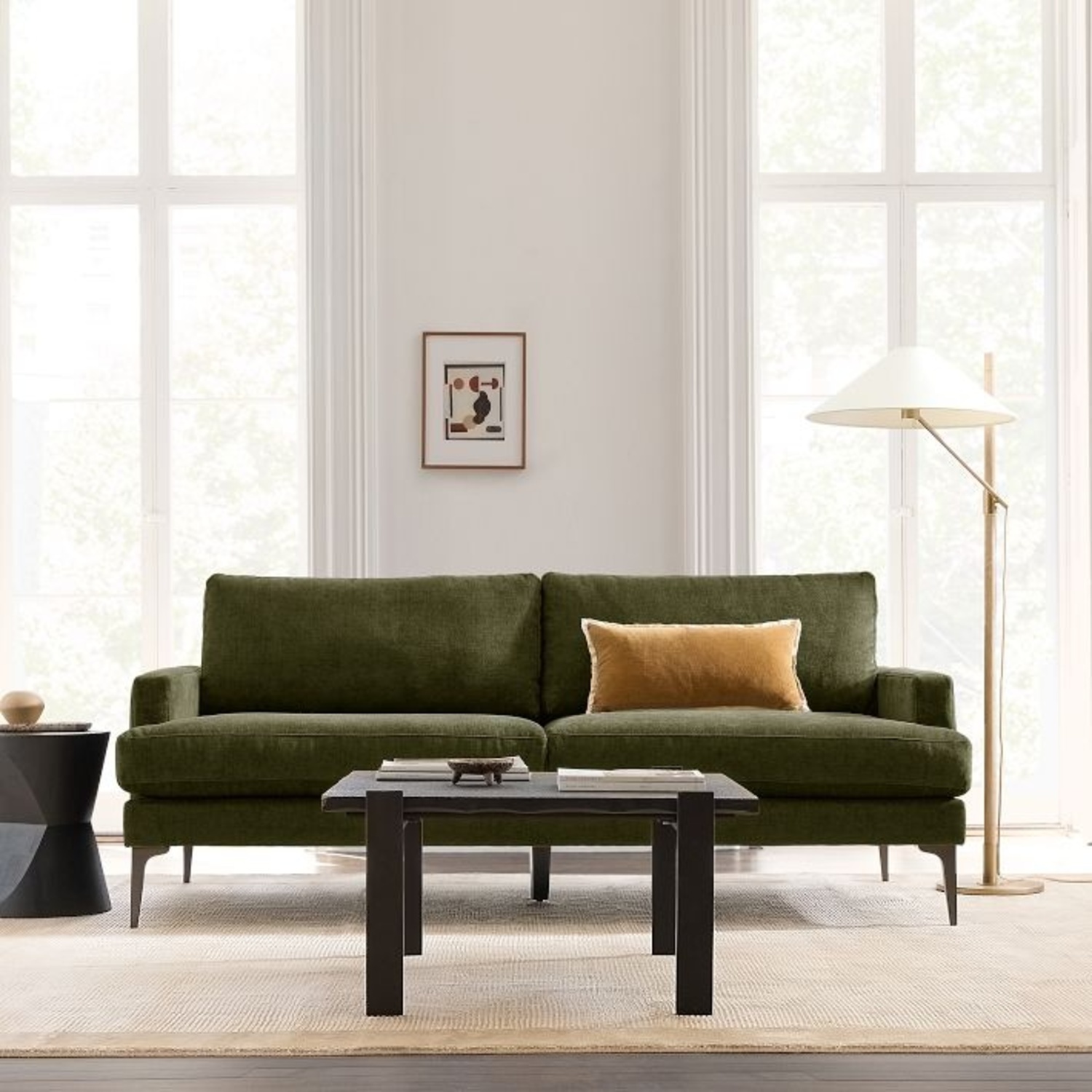 West Elm Green Andes Sofa - image-5