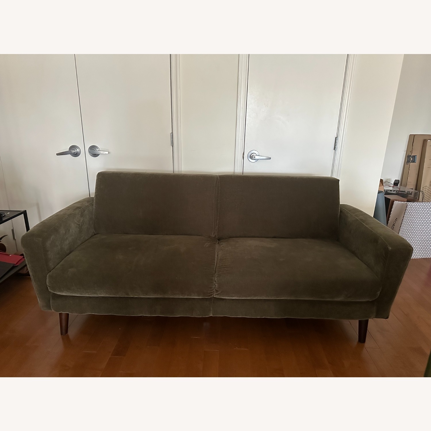 West Elm Green Andes Sofa - image-1