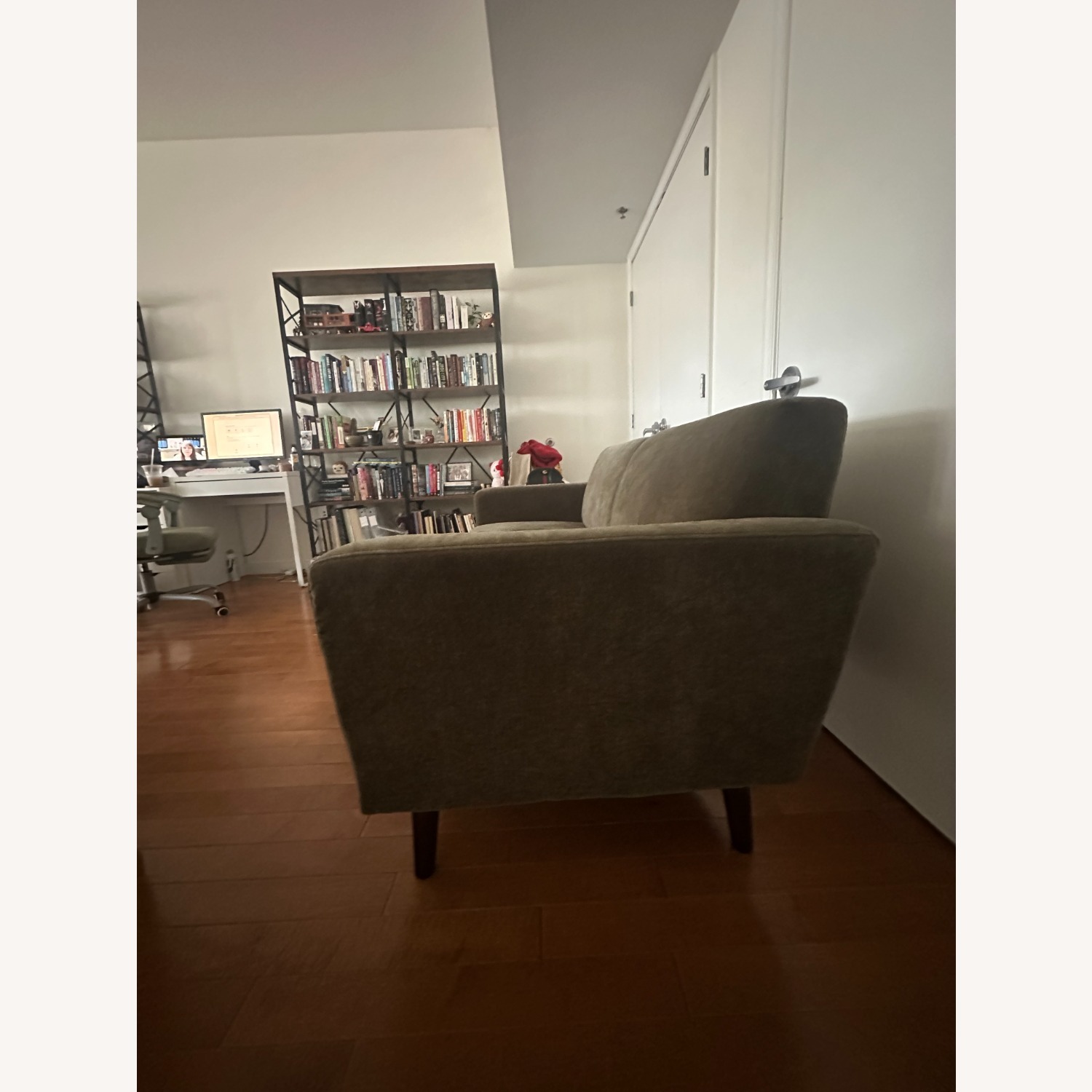 West Elm Green Andes Sofa - image-3