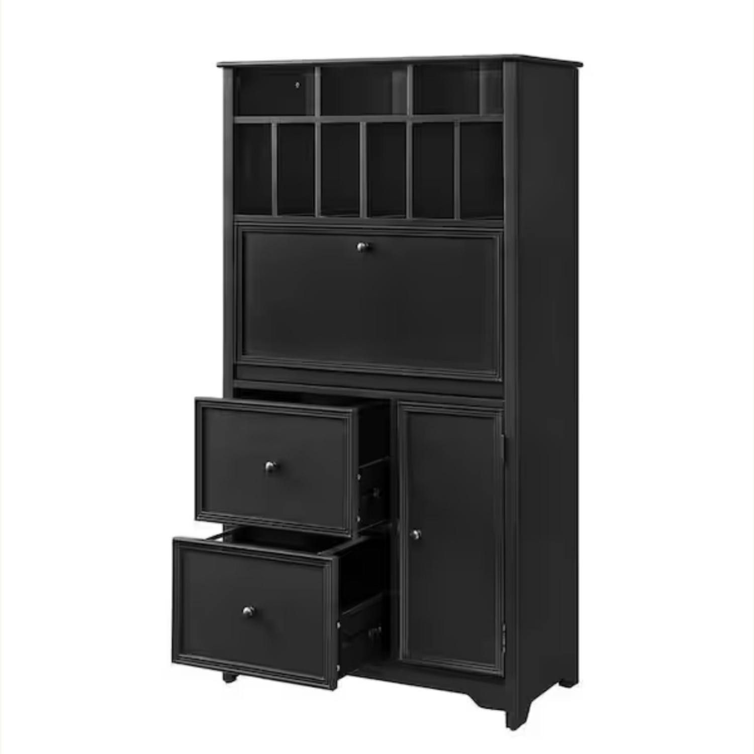Bradstone Charcoal Black Secretary Desk - image-5
