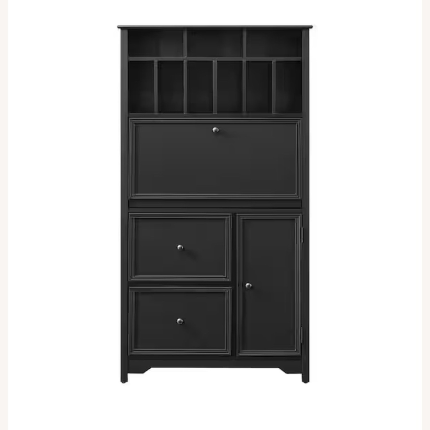 Bradstone Charcoal Black Secretary Desk - image-4