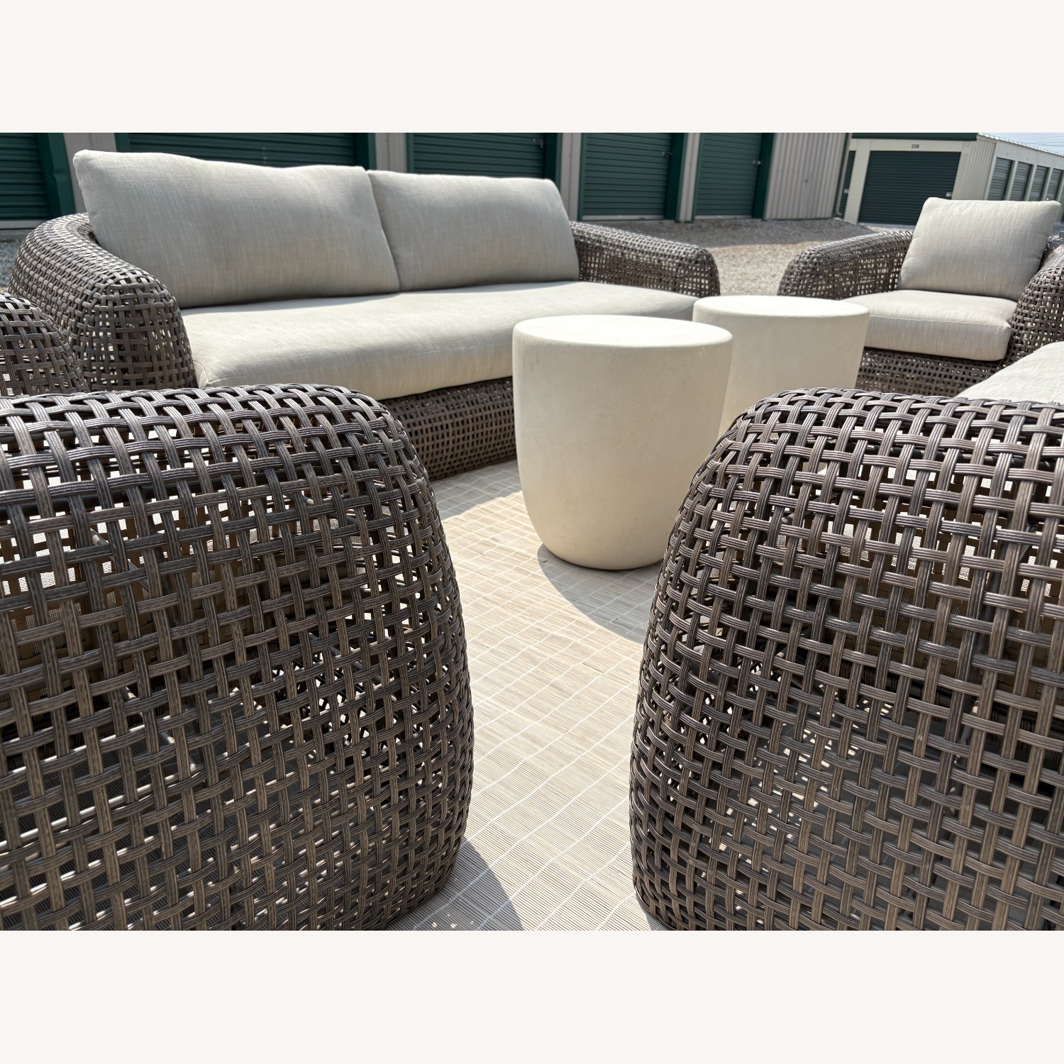 Restoration Hardware Gemini Outdoor Seating Set 6 Pieces - image-25